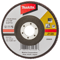 Makita Accessoires Lamellenschuurschijf 125mm Z120 - D-27713 D-27713 - thumbnail