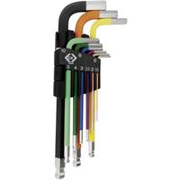 C.K Inbussleutelset Sleutelbreedte (metrisch): 1.5 mm, 2 mm, 2.5 mm, 3 mm, 4 mm, 5 mm, 6 mm, 8 mm, 10 mm - thumbnail