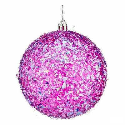 Set kerstballen Paars 10 cm (12 Stuks)