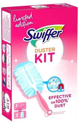 Swiffer Swiffer Duster Starterkit - 1 handvat + 3 navullingen - Limited Edition Roze