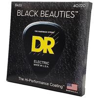 DR Strings BKB5-40 Black Beauties 40-120 set 5 snaren voor elektrische basgitaar - thumbnail