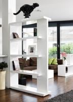 Artistiq Roomdivider 'Johnathan', 180 x 128 x 30cm, kleur Wit - thumbnail