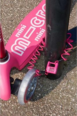 Micro Mobility AC4105 Kabelslot – diefstalbeveiliging (roze, code)