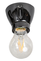 ETH Porseleinen plafondlampVintage Straight zwart - 05-FK8818-30 - thumbnail