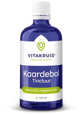 Vitakruid Kaardebol wortel tinctuur extractie volgens HAB 100
