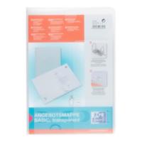 Offertemap Oxford A4 met insteektas 2 kleppen 0,5mm PP transparant | 10 stuks - thumbnail