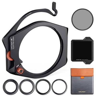 K&F Concept vierkante filterkit X-PRO met houder, CPL en ND1000 filter