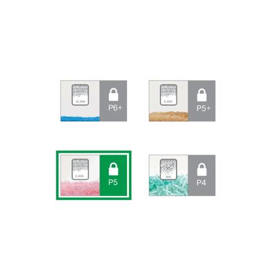 Papiervernietiger Leitz IQ Office P5 snippers 2x15mm