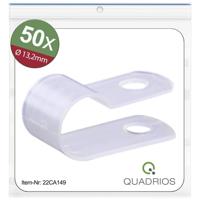 Quadrios 22CA149 Bevestigingsklem Schroefbaar 22CA149 Bundel-Ø (bereik) 13.2 mm (max) Naturel 1 set(s) - thumbnail