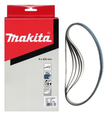 Makita Accessoires Schuurband blue Lengte 533mm Breedte 9mm Korrel 120 - P-39475