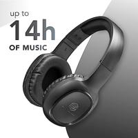Music Sound | Hoofdband Bluetooth Basic | On-Ear-hoofdtelefoon met uittrekbare beugel - PlayTime 14h - kleur zwart - thumbnail