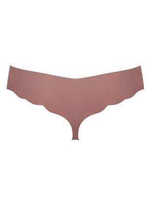Naadloos ondergoed dames Zero hipstring microfiber 2.0 -Schijnt niet door - Onzichtbaar - katoenen kruisje - M - Roze - M - M - M - M - M