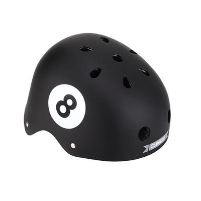 Globber helm elite lights black 8 ball