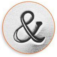 ImpressArt Embossing stempel, &, l: 65 mm, afm 6 mm, 1 stuk - thumbnail
