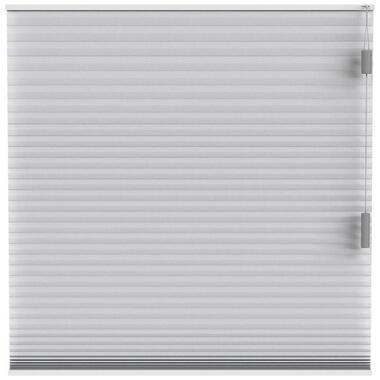 Plisségordijn dubbel 25mm lichtdoorlatend - lichtgrijs (20023)