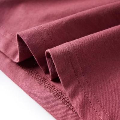 VidaXL Kindershirt met lange mouwen 128 donkerrood