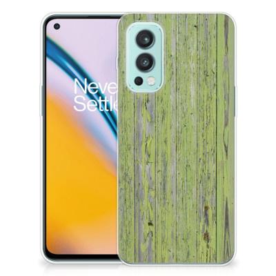 OnePlus Nord 2 5G | Bumper Hoesje | Green Wood OnePlus Nord 2 5G | Bumper Hoesje | Green Wood