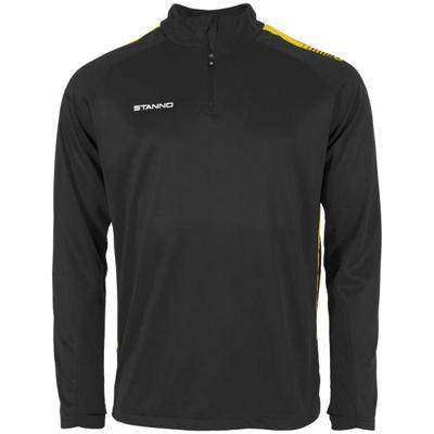 Stanno 408026 First Quarter Zip Top - Black-Yellow - S