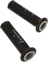 Domino rubber handvat "a010 rubber grip a010 sw/gr 120mm open - thumbnail