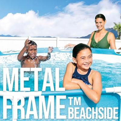 Intex 28206NP Beachside Metal Frame Zwembad 305x76 cm zonder Filterpomp - thumbnail