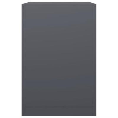 Haardhoutrek 60x40x60 cm staal antracietkleurig