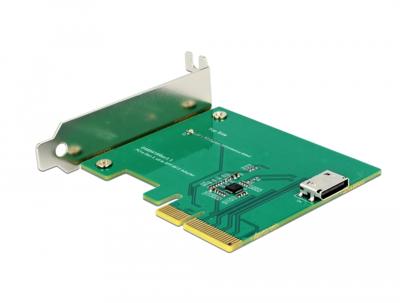DeLOCK PCIe Express x4 > 1x interne OCuLink SFF-8612-LP adapter