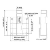 GLOPRM298 - MASTKLEMSTEUN VAN ROESTVRIJ STAAL - thumbnail