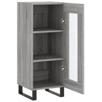 Dressoir 34,5x34x90 cm bewerkt hout grijs sonoma eikenkleurig - thumbnail