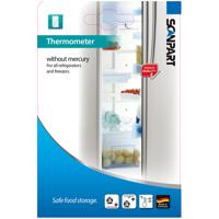 Scanpart koelkast & diepvries thermometer roestvrij staal Koelkast accessoire Grijs - thumbnail