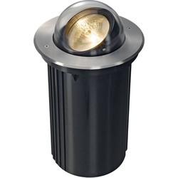 SLV buiten grondspot Dasar 218 bullseye rond - edelstaal