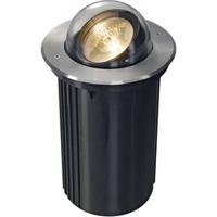 SLV buiten grondspot Dasar 218 bullseye rond - edelstaal - thumbnail