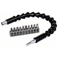 Bosch Accessories 2608522377 2608522377 Bitset 11-delig Plat, Kruiskop Pozidriv, Kruiskop Phillips, Binnen-zesrond (TX), Inbus - thumbnail