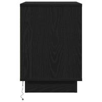 Nachtkastje met 2 pcs Zwart 50 x 34.5 x 50 cm. Bewerkt hout - thumbnail