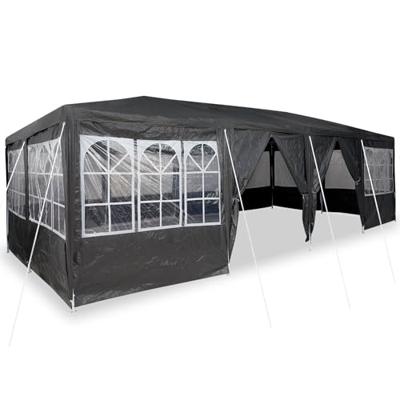 Partytent Antraciet en Wit 800 x 400 x 266 cm