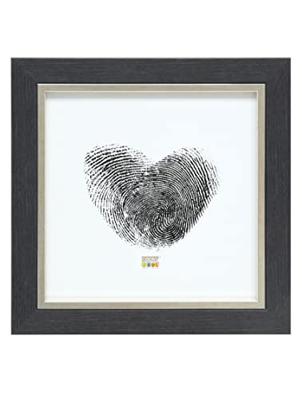 Deknudt Fotokader in grijs met zilverbies 20x20 S45VF7 Deknudt Fotokader in grijs met zilverbies 20x20 S45VF7