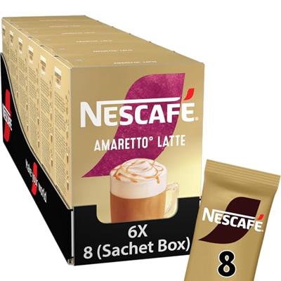 Nescafé - Gold Amaretto Latte - 6x 8 zakjes