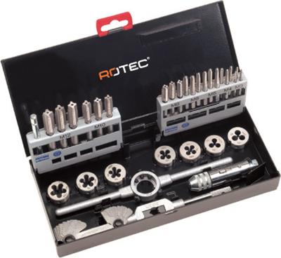 Rotec Handtap-/snijplatenset 33-delig m3-m12