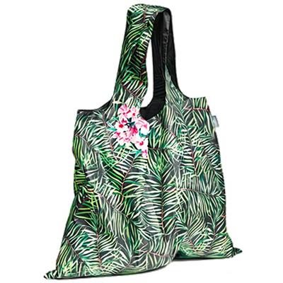 Cedon boodschappentas XL planten 59 x 48 cm polyester groen