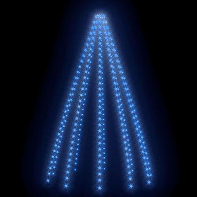 VidaXL Kerstboomverlichting met 250 led's blauw net 250 cm