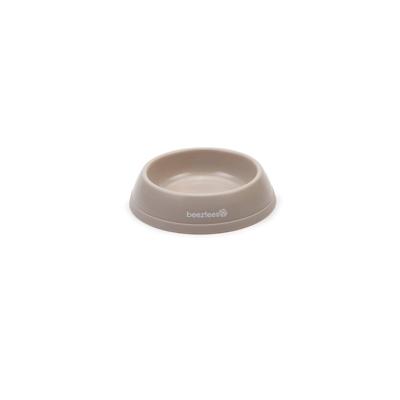 Beeztees - Kattenvoerbak - Plastic - Beige - 14,5x14,5x3,5 cm - 200 ml
