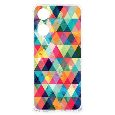 OPPO A58 | A78 5G Doorzichtige Silicone Hoesje Geruit OPPO A58 | A78 5G Doorzichtige Silicone Hoesje Geruit