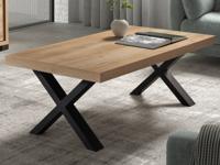 Rechthoekige salontafel RIMINI 130 cm arizona eik - thumbnail