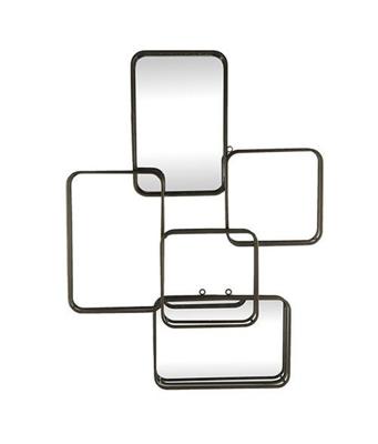 Spiegel Rosewood koper - L12,5B80H59CM