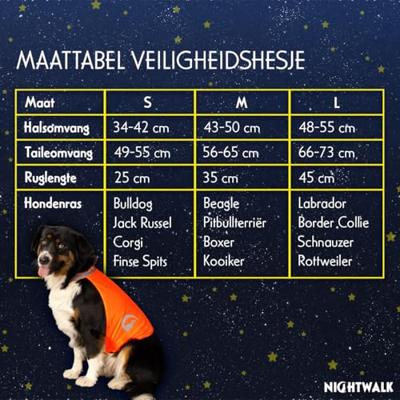 Nightwalk Safety Vest Oranje S