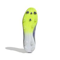 adidas F50 League Mid Gras / Kunstgras Voetbalschoenen (MG) Paars Wit Neongeel - thumbnail