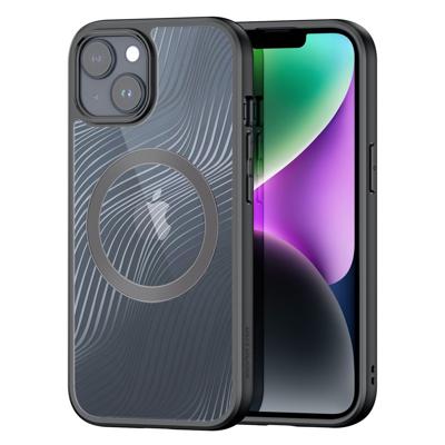 Dux Ducis Aimo - iPhone 15 - Magsafe Back cover hoesje - Zwart Dux Ducis Aimo - iPhone 15 - Magsafe Back cover hoesje - Zwart