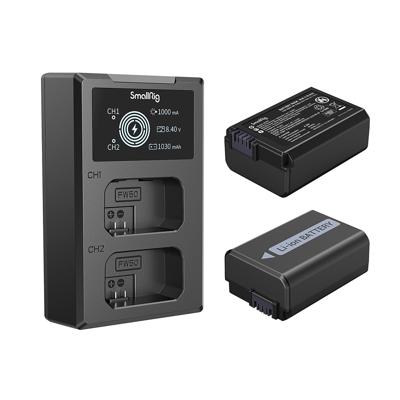 SmallRig 3818 NP-FW50 Camera Battery and Charger Kit