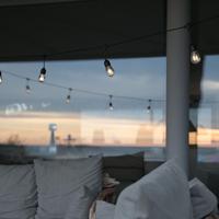 LED-lichtkrans Lumisky Zwart - thumbnail