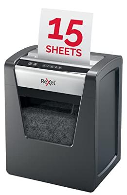 Rexel Momentum X415 Papierversnipperaar 15 vellen Micro cut 4 x 40 mm P-4 23 l Ook geschikt voor Nietjes, Paperclips