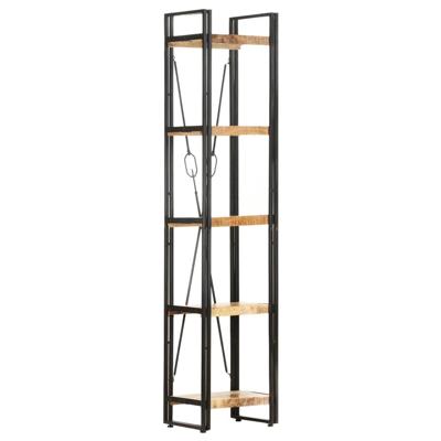 Boekenkast met 5 schappen 40x30x180 cm massief mangohout